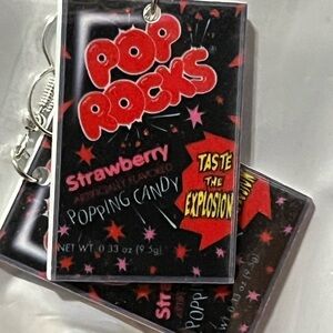 Strawberry Popping Candy Earrings